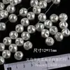 Resaltar agujero recto ABS forma irregular imitación Barroca Perla de Concha forma especial hilo cuenta plana perla de imitación accesorios de perlas