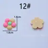 Uma Variedade de Adesivos Decorativos Artesanais de Borracha Macia de Desenho Animado para DIY, Copos de Água, Capas de Celular, Grampos de Cabelo, Acessórios de Cabelo, Decorações para Cabeça