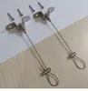 Cadena colgante de cable de acero para tablero de anuncios Cadena colgante Gancho magnético Pladur Acrílico Señal Tablero KT Señal de estacionamiento Cuerda colgante para pancarta
