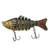Atacado de fábrica Luya isca dura multi-seção simulação de peixe 10cm/15g plástico sete-seção isca multicolor