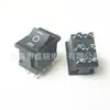 Suministro de Interruptor Basculante D1 de Tres Velocidades y Seis Pines Interruptor de 3 Velocidades y 6 Pines con Forma de Barco Tamaño 15*21mm
