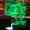 Lâmpada LED de bambu para áreas externas, lâmpada à prova d'água para gramado, jardim, parque, pátio, paisagem, lâmpada artificial luminosa de bambu para árvore