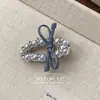 Corea del Sur Lujo Ligero Clip de Pato Completo de Diamantes Perla Estilo Chanel Pedrería Estilo Avanzado Clip para Flequillo Clip Lateral Accesorios para el Cabello