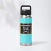 Taza termo de acero inoxidable 304 para viajes transfronterizos, hervidor deportivo de gran capacidad para exteriores, taza de vacío portátil para coche