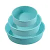 Molde Redondo de Silicona Utensilio de Horneado para Horno Minimalista Moderno 6789 pulgadas Resistente a Altas Temperaturas Molde para Pastel Pedido Mínimo de 2 Piezas