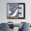 Pintura Decorativa Vertical de Lujo Ligero para Caja de Medidor Eléctrico, Pintura Decorativa Simple de Cubierta para Caja de Distribución, Caja de Corriente Débil y Caja de Interruptores Automáticos - Galería de Pinturas Qiao Jia