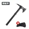 Hacha Táctica para Exteriores Chili Tail Ax para Acampar, Cortar Leña en el Coche, Hacha Cuchillo Multifuncional, Hacha de Guerra para Bomberos y Tala de Árboles