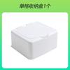 Injerto de pestañas herramienta de belleza para pestañas caja de almacenamiento con cajón para hisopos de algodón a prueba de polvo caja de algodón cosmético para escritorio con cubierta elástica caja de almacenamiento