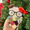 Nuevo Llavero de Peluche Original Hello Kitty DIY Grande "Camarón" Muñeca Linda Colgante para Bolsa