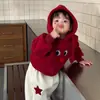 Sudadera con capucha para niños 2026 Otoño/Invierno Nueva para Niños Gruesa Dibujos Animados Muñeco 3D con Capucha Sudadera con Capucha Top Grueso de Moda
