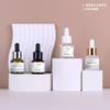 Em Estoque Frasco Dispensador de Líquido Original 15ml, Frasco para Óleo Essencial, Frasco de Vidro com Conta-gotas de Ombro Inclinado, Frasco para Sérum, Frasco para Amostra Cosmética