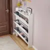 Gabinete para Zapatos con Tapa abatible para el Hogar, Entrada Pequeña y Estrecha, Zapatero Multicapa, Gran Capacidad, Económico, Armario de Almacenamiento Simple