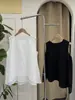 Colete Crochê Tricô Vazado de Comprimento Médio 69231, Estilo Versátil Feminino, Novo para Primavera/Verão 2026, Elegante Top sem Mangas