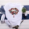Camiseta Feminina de Manga Curta 2023 ins Tamanho Europeu Amazon estampada manga curta estação independente AliExpress camiseta básica de manga curta