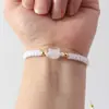 Pulsera Tejida con Nudo Plano de Gato sin Rostro, Pulsera de Hilo Rojo para el Año del Gato, Pulsera Transfronteriza Ajustable Versátil para Parejas al por Mayor