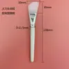 Venta al por mayor del fabricante Cepillo Facial Plano para Mascarilla con Mango de Plástico Blanco, Cerdas Suaves, Cepillo Grande de Silicona, Brocha para Base de Maquillaje, Brocha de Maquillaje para Belleza