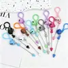 Chaveiro de Sino DIY Criativo com Contas Fofo Feito à Mão Colorido Pingente Fofo para Bolsa Venda por Atacado em Estoque