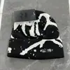 Moda Otoño e Invierno Versátil Letra 2025 Gorro de Punto Casual Europeo y Americano Cálido para Clima Frío Transfronterizo Europeo y Americano Unisex Gorro Tejido