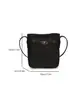 Bolsa Feminina Retro com Padrão Lichia Transfronteiriça 2026 Nova Versátil Texturizada Moda Commuter Ombro Transversal Celular Bolsa Balde