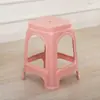 Taburete de plástico para uso doméstico, taburete alto engrosado para adultos, taburete de plástico económico, silla de sala de estar, banco, taburete redondo para mesa de comedor