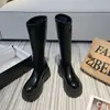 Botas de montar de estilo británico con suela gruesa, que aumentan la altura, para mujer, nueva colección otoño/invierno 2026, botas altas blancas, adecuadas para mujeres menudas, piel suave