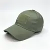 Gorra de béisbol de camuflaje para exteriores, de pelo liso, de fábrica, para hombres y mujeres, táctica, con velcro, ajustable.