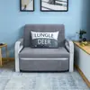 Sofá-Cama Dobrável com Design Telescópico Integrado para Pessoas de 1,2m, Adequado para Sala de Estar ou Varanda, Casal, Multifuncional, Solteiro, Armazenamento para Apartamento Pequeno