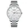 Novo Relógio Guanqin 16329 Masculino Totalmente Automático Mecânico Aço Inoxidável À Prova D'água Luminoso Relógio Casual Masculino