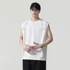 Colete de Modal Fresco de Verão para Homens, Caimento Solto, Tamanho Grande, Nova Camiseta Regata Estilosa da Moda 2026 para Meninos, Atacado