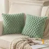 Nova Fronha de Pelúcia Aveludada Cor Sólida Costas de Tartaruga Almofada de Sofá Tridimensional Quarto de Casa de Família Cama de Cabeceira Almofada Decorativa Almofada