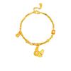 Tienda de Oro Jin Yan Mismo Estilo Máscara de Arena Dorada Vietnamita Calabaza Zorro Pulsera de Oro Roto Nuevo Diseño Estilo Chino Pulsera con Sentido de Diseño