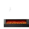 Chimenea Eléctrica Llama Simulada Estilo Americano Insertable Decorativo Chimenea Estilo Europeo Integrado Uso Doméstico Fuego Artificial Mueble de TV