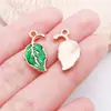 30 Colgantes Variados de Hoja de Arce y Hoja Vegetal Esmaltados de Aleación para Acción de Gracias Accesorios de Joyería DIY para Pulseras, Collares y Colgantes