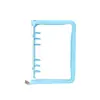 Envío Gratis A5 Transparente Hojas Sueltas Manual Multifuncional Bolsa con Cremallera Libro de Hojas Sueltas Simple Cubierta Suave de PVC Reemplazable