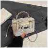 Bolso Caja Compacto y Exquisito 2026 Nuevo de Moda de Alta Gama Bolso de Cadena Acolchado Estilo Chanel Bolso Cruzado de Nicho