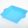 Forma de Silicone para Bolo Forma Quadrada para Pão de Forma Forma para Cupcake de Silicone Resistente a Altas Temperaturas Forma de Silicone para Assar Bandeja de Silicone para Assar em estoque