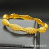 Pulsera de Oro de Arena Vietnamita Transfronteriza Elementos Florales Huecos Geométricos de Boda Africana India Dubái Novia