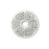 Perforadora para Agujeros Pequeños, Perforadora de Agujeros de 3 mm, Perforadora de Agujeros de 1.5 mm para Cuadernos de Hojas Sueltas, Perforadora de Agujero Único con Forma de Estrella