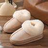 2024 nuevas botas de casa de algodón para mujer de color sólido, suela gruesa antideslizante, ligeras, cálidas, otoño e invierno, botas cortas unisex para hombre y mujer, en stock