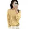 Suéter de tricô de um ombro, estilo casual e suave para mulheres, versátil para outono e inverno, com botões decorados, top de pelúcia de urso de mel, caimento justo