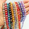 Xingtai Crystal Vidrio de Cristal Transfronterizo Cuentas Sueltas Color AB Pulsera Collar Pendientes Accesorios de Joyería Cuentas de Vidrio Cuentas de Bola de Flor