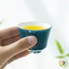 Taza de Té Celadón, Taza Individual de Cerámica para el Hogar, Tazón de Té, Juego de Té Kung Fu, Taza de Maestro, Taza de Degustación, Taza para Preparar Té