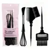 Set de Herramientas para Teñir el Cabello Estilo Chino Bolsa de Regalo Rosa Cepillo de Doble Cara para Teñir el Cabello Mezclador de Crema de Tinte Recipiente para Aceite de Horneado Cepillo Peine para Teñir el Cabello