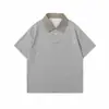 Yidao Vintage Verano 2026 Nuevas Llegadas Estilo Old Money Camisa Polo de Espiga Marca de Moda para Hombre Holgada Versátil Manga Corta para Pareja