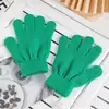 Ropa de Punto Cálida para Otoño e Invierno Guantes Mágicos de Color Puro Creativos Guantes para Estudiantes Medianos Venta Directa de Fábrica con Impresión de Logo