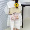 Nuevo bolso para niños, estilo extranjero, bolso de hombro portátil con perlas, bolso de mensajero de princesa coreana, cadena de moda, pequeño bolso cuadrado, venta al por mayor