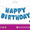 Conjunto de Balões de Filme de Alumínio 16 polegadas Feliz Aniversário Cor Gradiente Macaron Decoração de Aniversário Atmosfera Festa de Aniversário