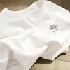 Camiseta de Verano Nueva de Algodón Puro de Manga Corta para Hombre, Estilo Básico Simple, Holgada, Cómoda y Versátil, Top para el Uso Diario en la Calle