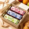 Etiqueta quadrada colorida para embalagem de alimentos UV, adesivo brilhante em papel couché de alta qualidade, adesivo de vinil para conservação de frutas