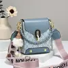 Bolsa Quadrada Pequena Exquisita Bolsa Transversal 2025 Verão Bolsa Pequena Nova Estilo Coreano Versátil Simples Bolsa de Ombro Bolsas